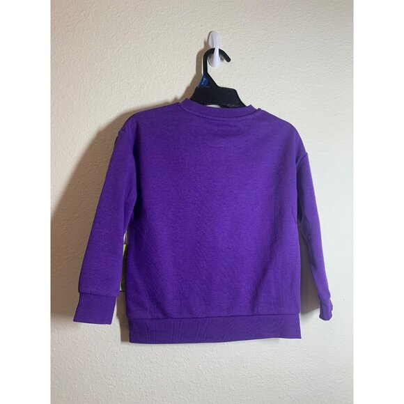 NWT Disney Lilo & Stitch Sweatshirt Girls Size XS 4/5 Purple AD4 - Picture 2 of 3
